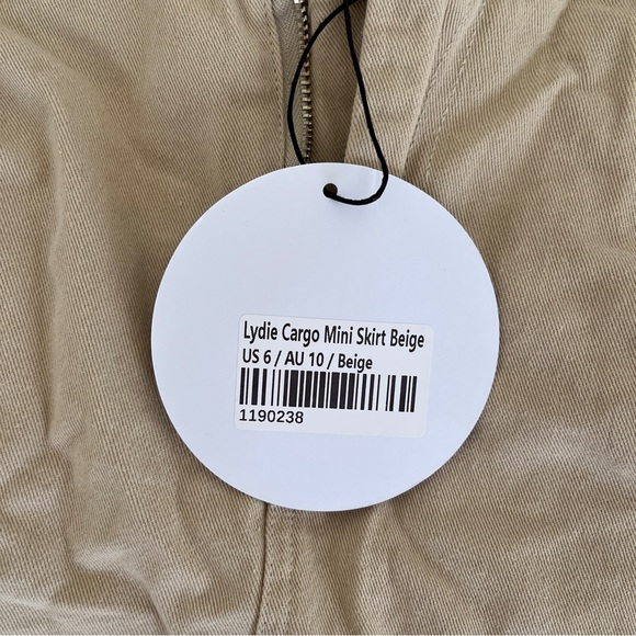 Princess Polly Lydie Cargo Mini Skirt Tan - Picture 2 of 4